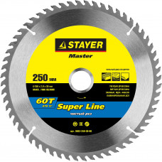 STR-3682-250-30-60 Диск пильный MASTER 