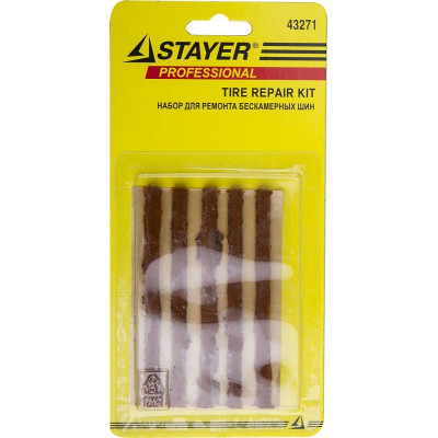 STR-43271 Жгуты для ремонта бескамерных шин 43271 STAYER STR-43271 Жгуты для ремонта бескамерных шин 43271 STAYER