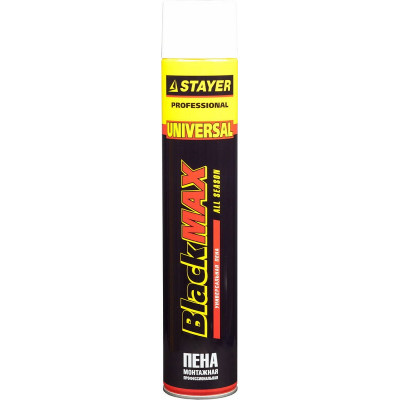 STR-41133 Пена "Professional" монтажная, адаптерная, всесезонная 41133 STAYER
