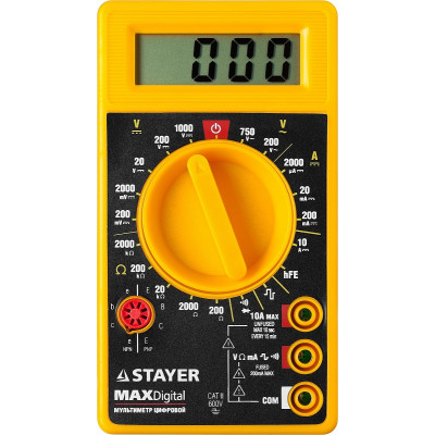 STR-45306 Мультиметр цифровой MAXDigital "MASTER" 45306 STAYER