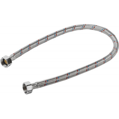 STR-51015-G/S-060 Подводка гибкая для воды, оплетка из нержавеющей стали, г/ш 1/2" - 0,6м, 51015-G/S-060 STAYER