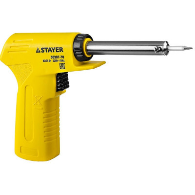 STR-55307-70 Паяльник "MASTER" с пистолетной пластмассовой рукояткой 55307-70 STAYER