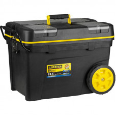 STR-38107-24 Ящик-тележка "PROFESSIONAL" пластиковая для инструмента, 620х370х420мм (24.5") 38107-24 STAYER