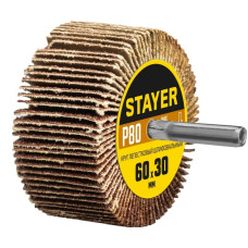 STR-36608-080 Круг шлифовальный лепестковый на шпи..