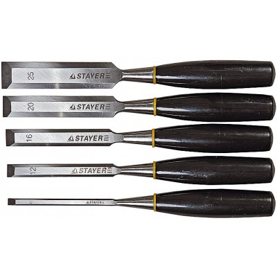 STR-1820-H5 Набор "MASTER" "ЕВРО" стамесок плоских 1820-H5 STAYER