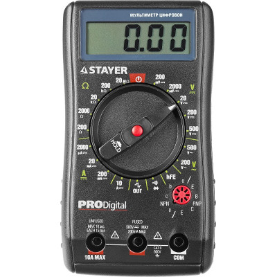 STR-45310 Мультиметр цифровой PRODigital "PROFESSIONAL" 45310 STAYER