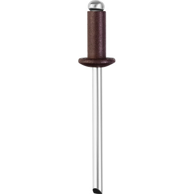 STR-3125-40-8017 Алюминиевые заклепки Color-FIX, 4.0 х 10 мм, RAL 8017 шоколадно-коричневый, 50 шт., Professional 3125-40-8017 STAYER