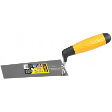 STR-08291-16 Кельма "PROFI", трапеция, нержавеющее полотно, 2-х компонентная рукоятка, 160мм 08291-16 STAYER