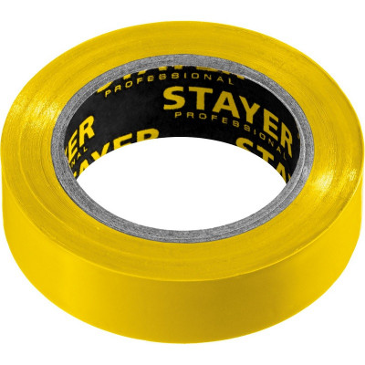 STR-12291-Y Изолента ПВХ Protect-10, не поддерживает горение, 10м (0,13х15 мм), желтая 12291-Y STAYER