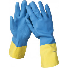 STR-11210-S Перчатки латексные с неопреновым покрытием 11210-S STAYER