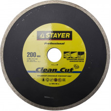STR-3665-200_z01 Круг отрезной алмазный "PROFESSIONAL", сплошной, влажная резка, для электроплиткореза, 25,4х200мм, 3665-200_z01 STAYER STR-3665-200_z01 Круг отрезной алмазный "PROFESSIONAL", сплошной, влажная резка, для электроплиткореза, 25,4х200мм, 3665-200_z01 STAYER