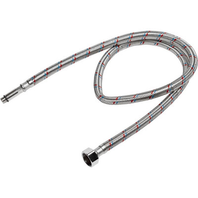 STR-51017-100 Подводка гибкая для воды, к смесителям, оплетка из нержавеющей стали, удлиненная, г/ш 1/2"-1м, 51017-100 STAYER