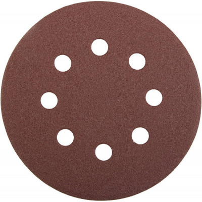STR-3580-125-120 Круг "PROFI" из абразивной бумаги перфорированный, 125мм/ №120, 5шт, 3580-125-120 STAYER