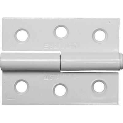 STR-37613-65-2L Петля дверная "MASTER" разъемная, цвет белый, левая, 65мм, 37613-65-2L STAYER