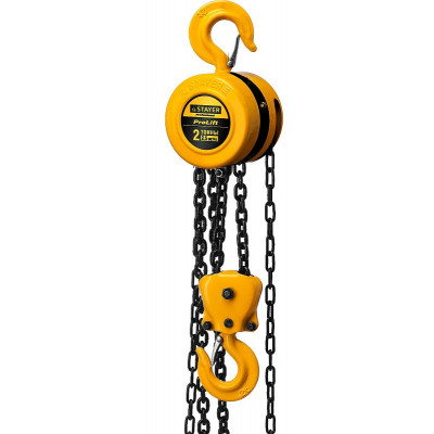 STR-4308-2_z01 Таль цепная "PROLift" шестеренная, Profi, 2т / 2,5м 4308-2_z01 STAYER