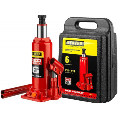 STR-43160-6-K_z01 Домкрат гидравлический бутылочный Red Force 43160-6-K_z01 STAYER
