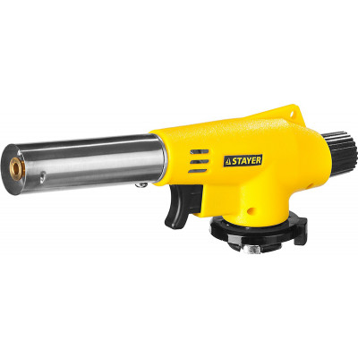 STR-55584 Газовая горелка с пьезоподжигом, на баллон MaxTerm MG100 55584 STAYER
