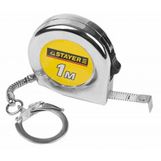 STR-34140-1_z01 Рулетка-брелок "STANDARD" "MINI", цвет хромовый, 1мх6мм, 34140-1_z01 STAYER STR-34140-1_z01 Рулетка-брелок "STANDARD" "MINI", цвет хромовый, 1мх6мм, 34140-1_z01 STAYER