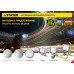 STR-57364-100-S Светильник "PROFI" PROLight светодиодный, влагозащищенный IP65, встроен сенсор, пластик корп, влагозащищ, круг, металлик, 4000К, 12(100Вт) STR-57364-100-S STAYER