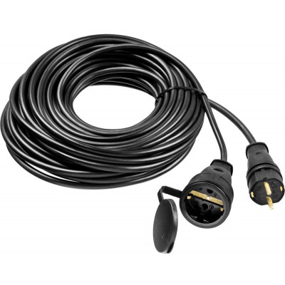 STR-55026-20 Удлинитель-шнур RC 315, 20 м, 3700 Вт, 1 гнездо, IP44, КГ 3х1,5 мм2, 55026-20 STAYER