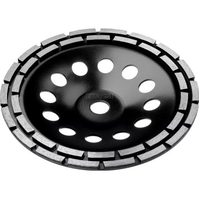 STR-33381-230 Чашка шлифовальная Double 230 мм, алмазная, двухрядная, сегментная STAYER 33381-230