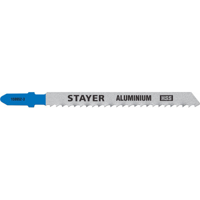 STR-159952-3_z02 Полотна для эл/лобзика по мягкому металлу (2-15 мм), EU-хвост., шаг 3 мм, 75 мм, 2 шт. 159952-3_Z02 STAYER