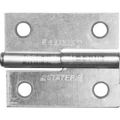 STR-37613-50-1R Петля дверная "MASTER" разъемная, цвет белый цинк, правая, 50мм, 37613-50-1R STAYER