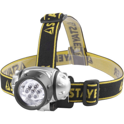 STR-56572 Фонарь "STANDARD" налобный светодиодный, 7LED, 3 режима, 3ААА 56572 STAYER
