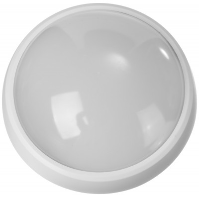 STR-57364-100-W Светильник "PROFI" PROLight светодиодный, влагозащищенный IP65, встроен сенсор, пластик корпус, влагозащищен, круг, белый, 4000К, 12(100Вт) STR-57364-100-W STAYER