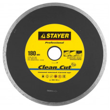 STR-3664-180_z01 Круг "PROFESSIONAL" сплошной отрезной алмазный 3664-180_z01 STAYER STR-3664-180_z01 Круг "PROFESSIONAL" сплошной отрезной алмазный 3664-180_z01 STAYER