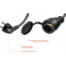 STR-55028-20 Удлинитель-шнур MC 315, 20 м, 3500 Вт, 1 гнездо, ПВС 3х1,5 мм2, 55028-20 STAYER