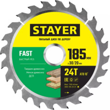 STR-3680-185-30-24_z01 Диск пильный по дереву FAST..