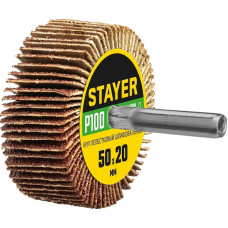 STR-36607-100 Круг шлифовальный лепестковый на шпи..