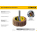 STR-36609-060 Круг шлифовальный лепестковый на шпильке, P60, 80х40 мм STAYER 36609-060